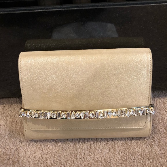 Brand new Jimmy Choo Bow crystal bar clutch - Picture 1 of 9